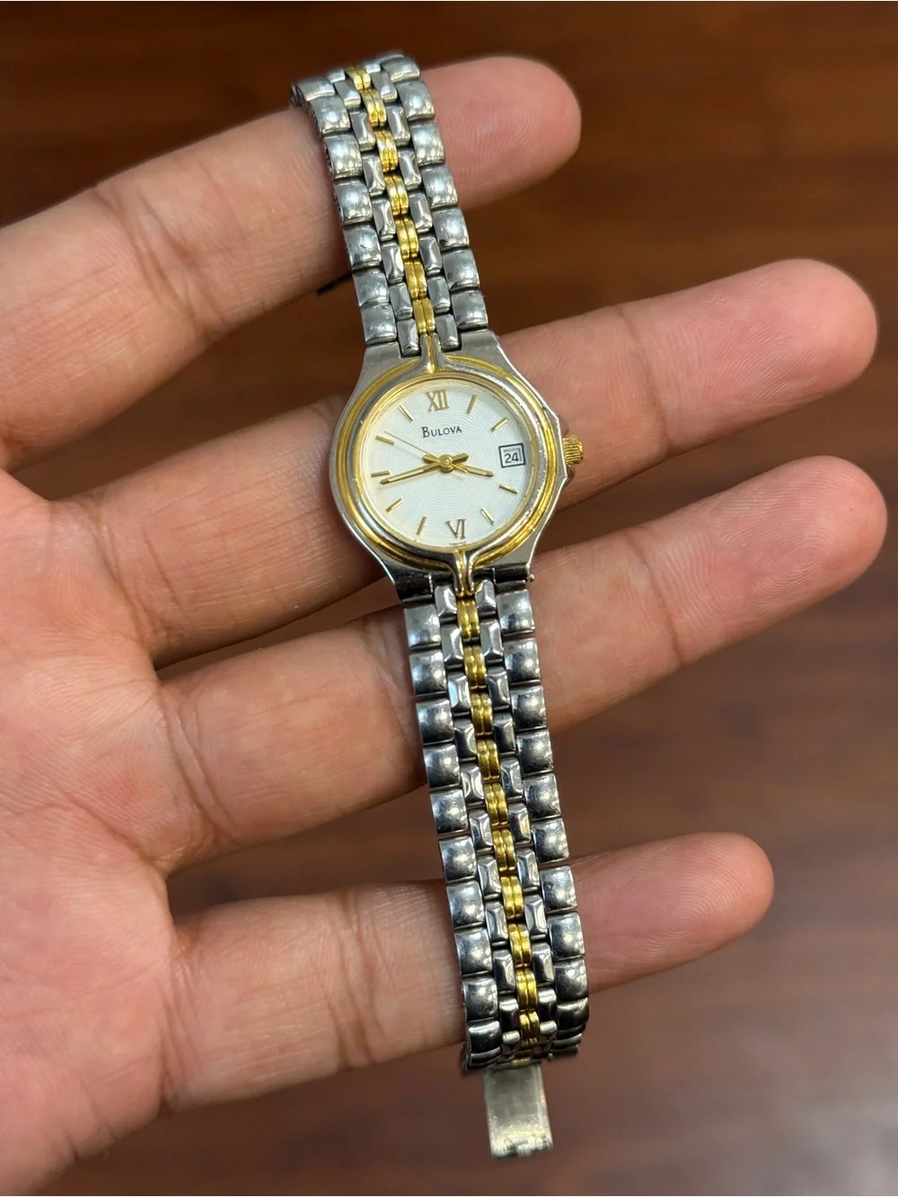 Bulova vintage Women’s Two-Tone Gold & Silver Dress Watch